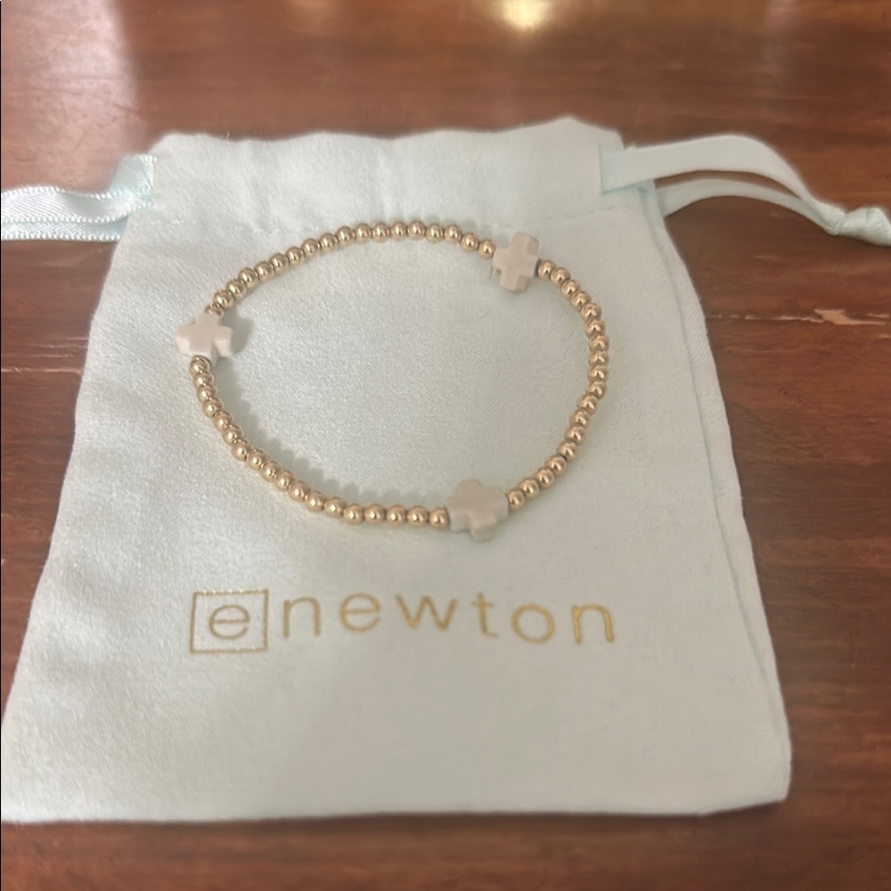 Newton Gold Beaded Bracelet